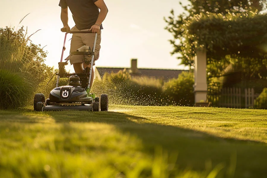 battery powered lawn mower